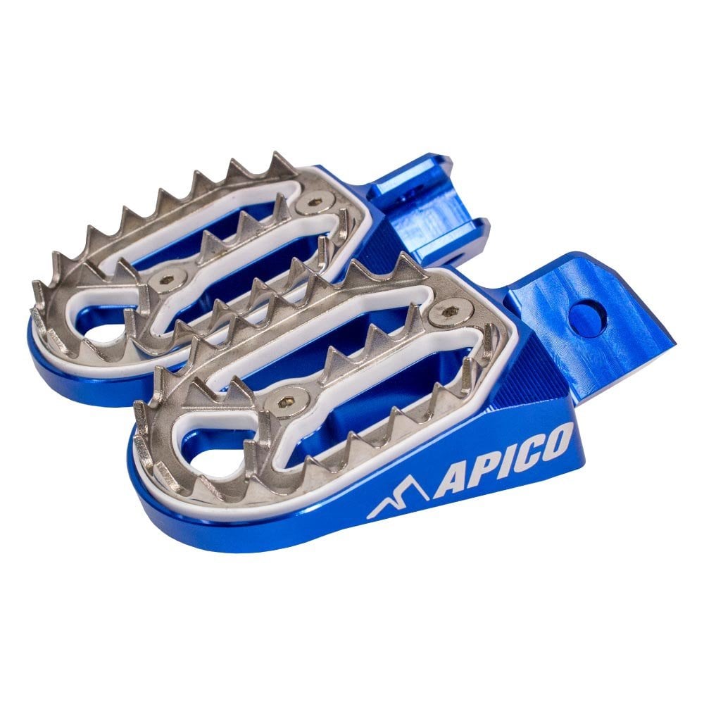 Apico - Foot Pegs - Pro-Bite - YZF250 24-26. YZF450 23-26, WRF250 25-26, WRF450 24-26, YZF250X 25-26, YZF450X 24-26