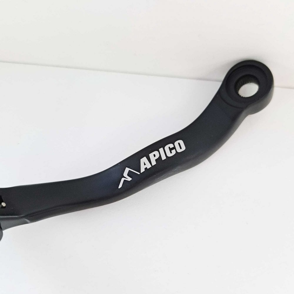 Apico - Gear Lever - Elite - KTM SX125 98-00, SX250 94-16, SX300 95-96, SX360 96-97, SXF250 05-10, EXC125/200 98-00, EXC250/300 94-16, EXC360 96-97, EXCF250 06-10, Husqvarna TC250 14-16, TE250/300 14-16, Husaberg TE250/300 11-14 - Black w/Orange
