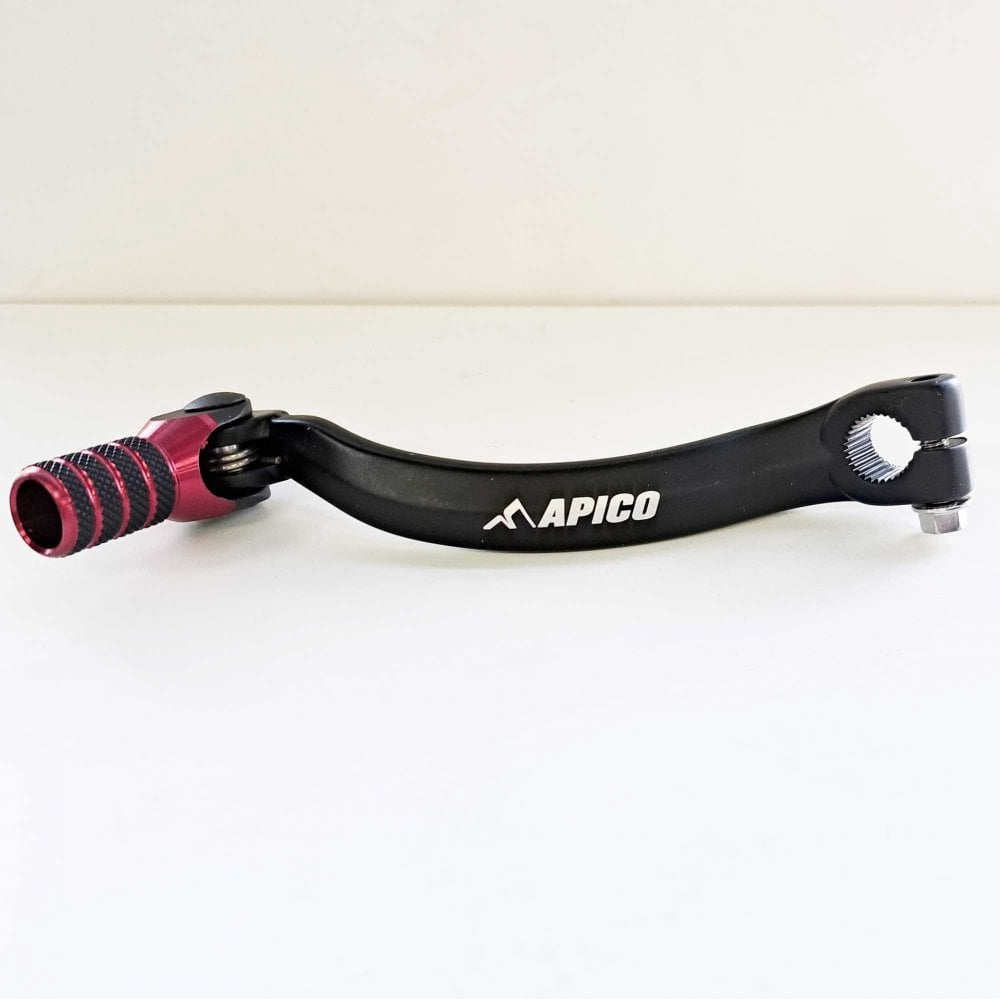 Apico - Gear Lever - Elite - CR125 87-07 - Black w/Red