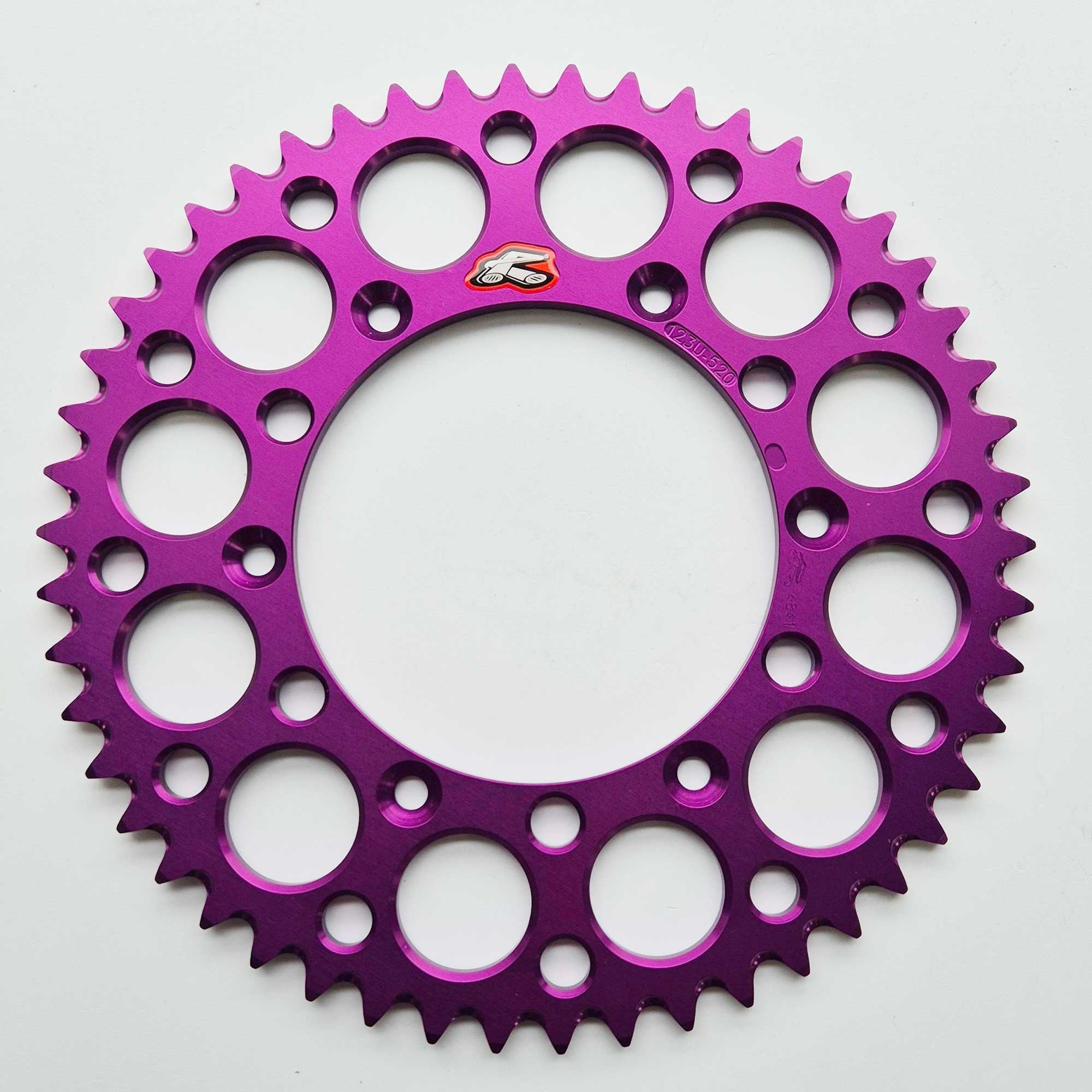 Renthal Rear Sprocket Ultralight 123U-520 - RM125 86-08, RM250 82-08, RMZ250 07-26, RMZ450 05-26