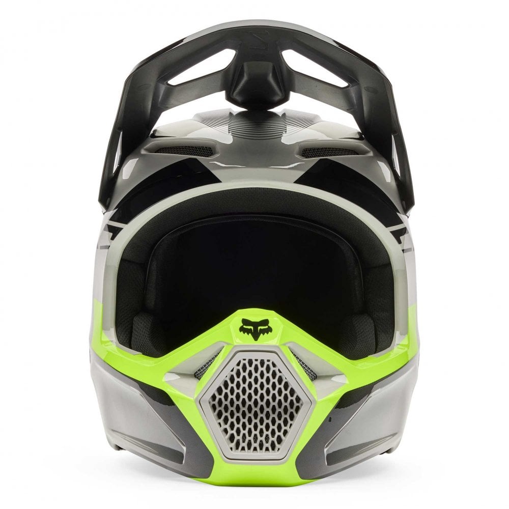 FOX MX | Enduro Helmet - V1 COLLECT (Grey/Yellow/Black)