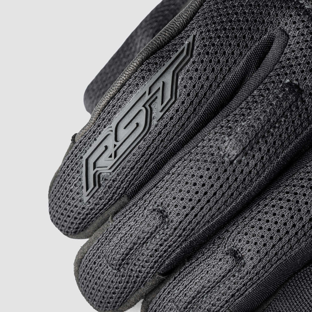 RST Motorcycle Vented Short Gloves - Jetstream (Black / Black)