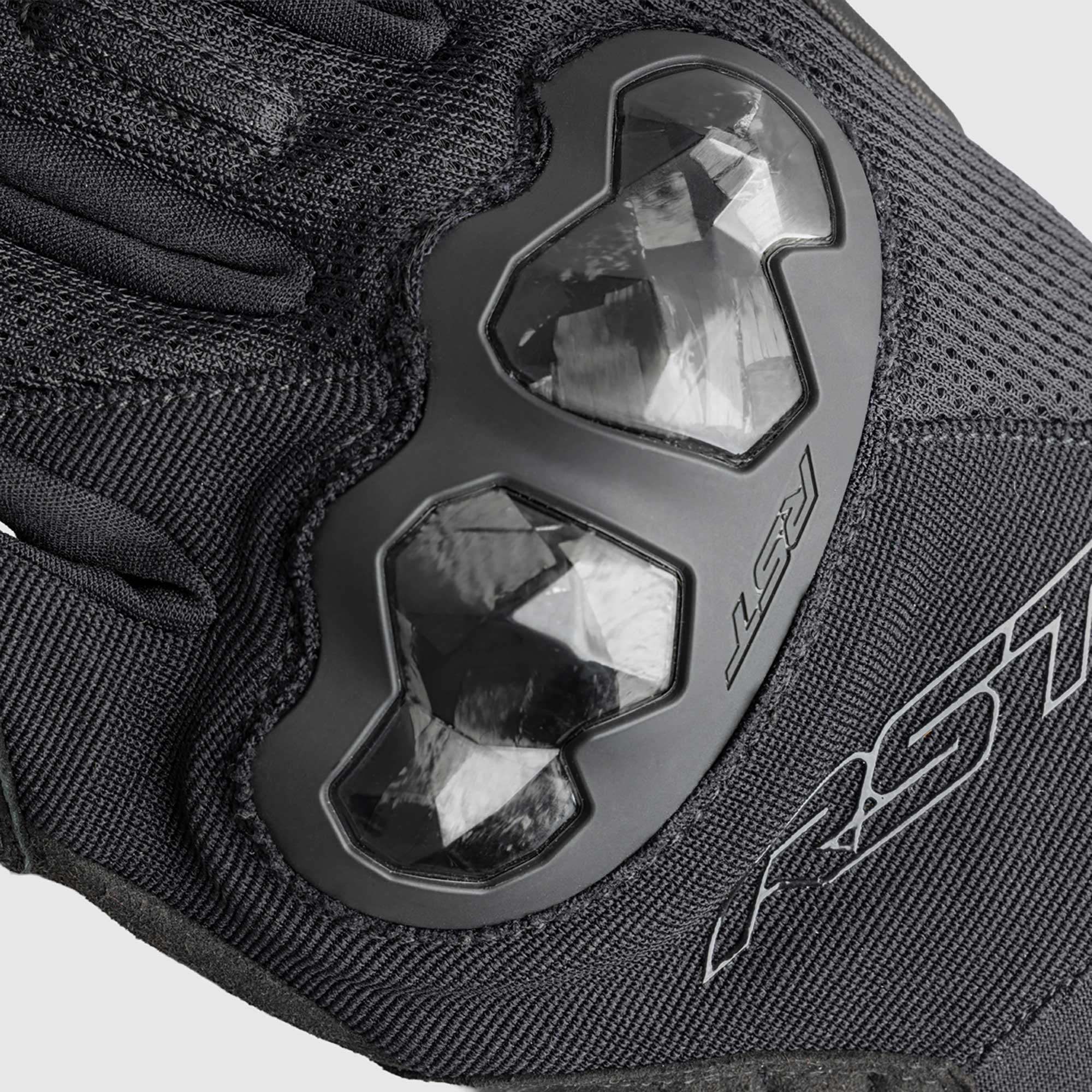 RST Women's Motorcycle Short Vented Gloves - Jetstream (Black / Black)