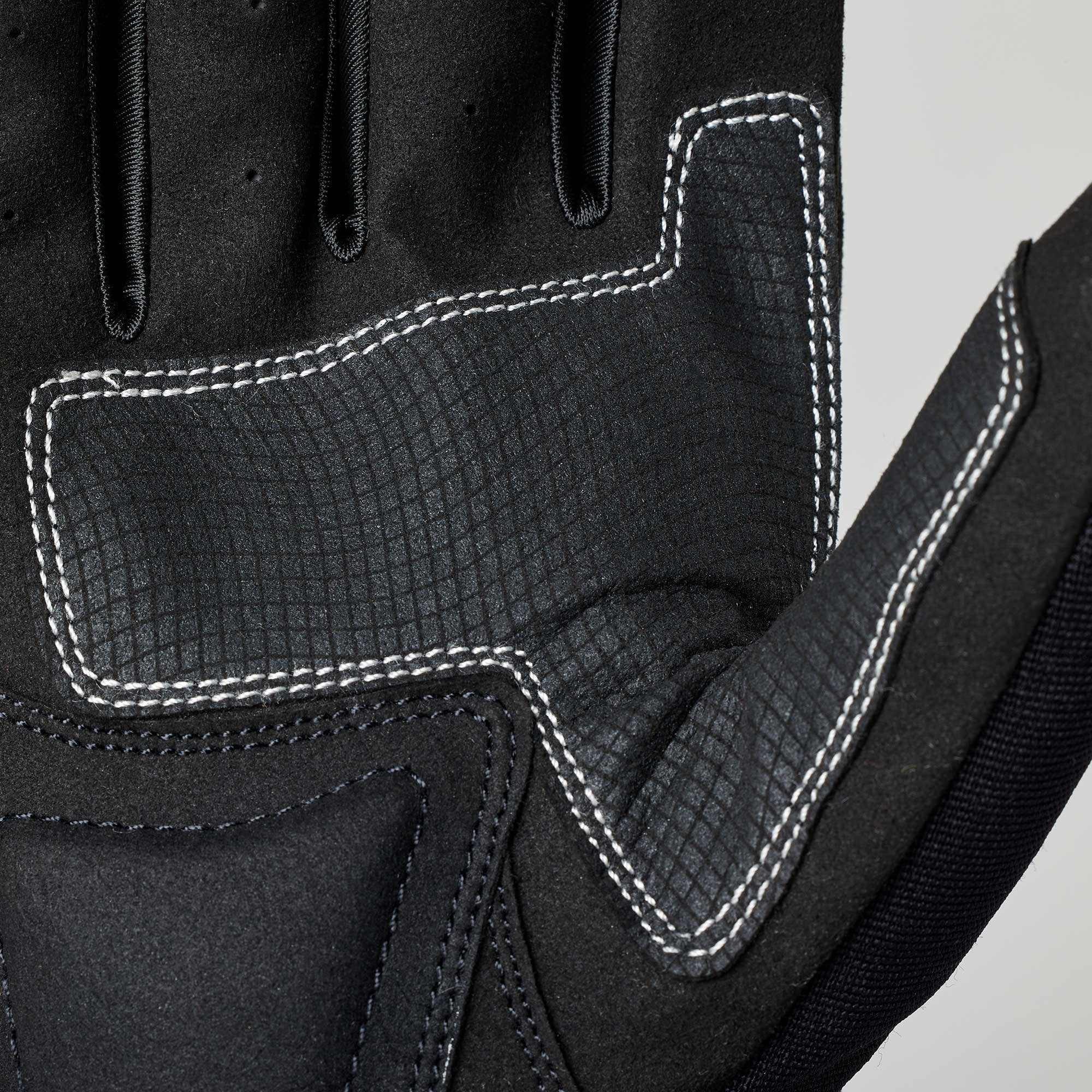 RST Motorcycle Urban Short Gloves - IOM TT Team Evo CE (Black / White)