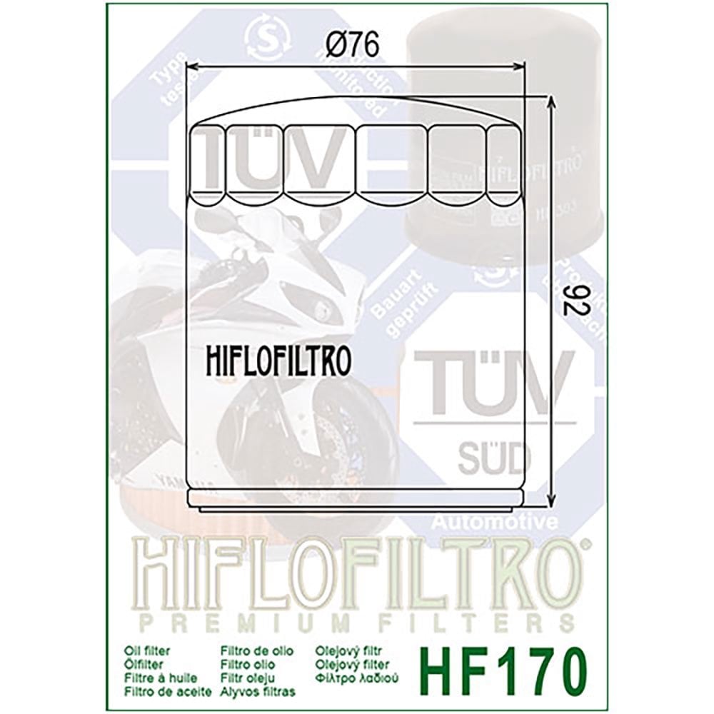 HiFlo Oil Filter - HF170B (Black)