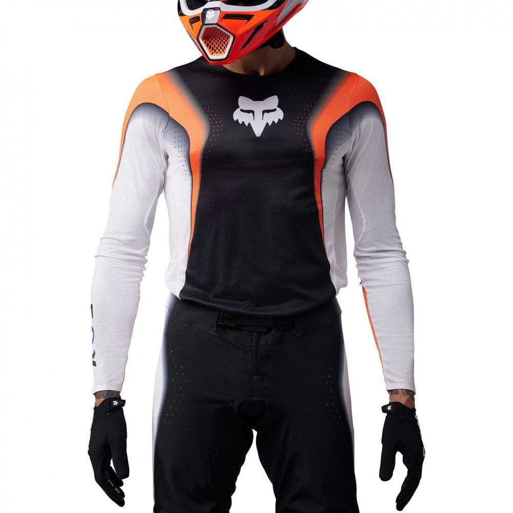 FOX (SALE) MX Jersey - FlexAir INFINITE (Black/Fluo Orange)