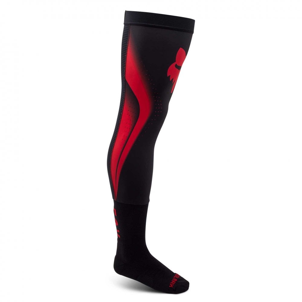 FOX (SALE) MX Socks - FLEXAIR Knee Brace (Fluo Red/Black)