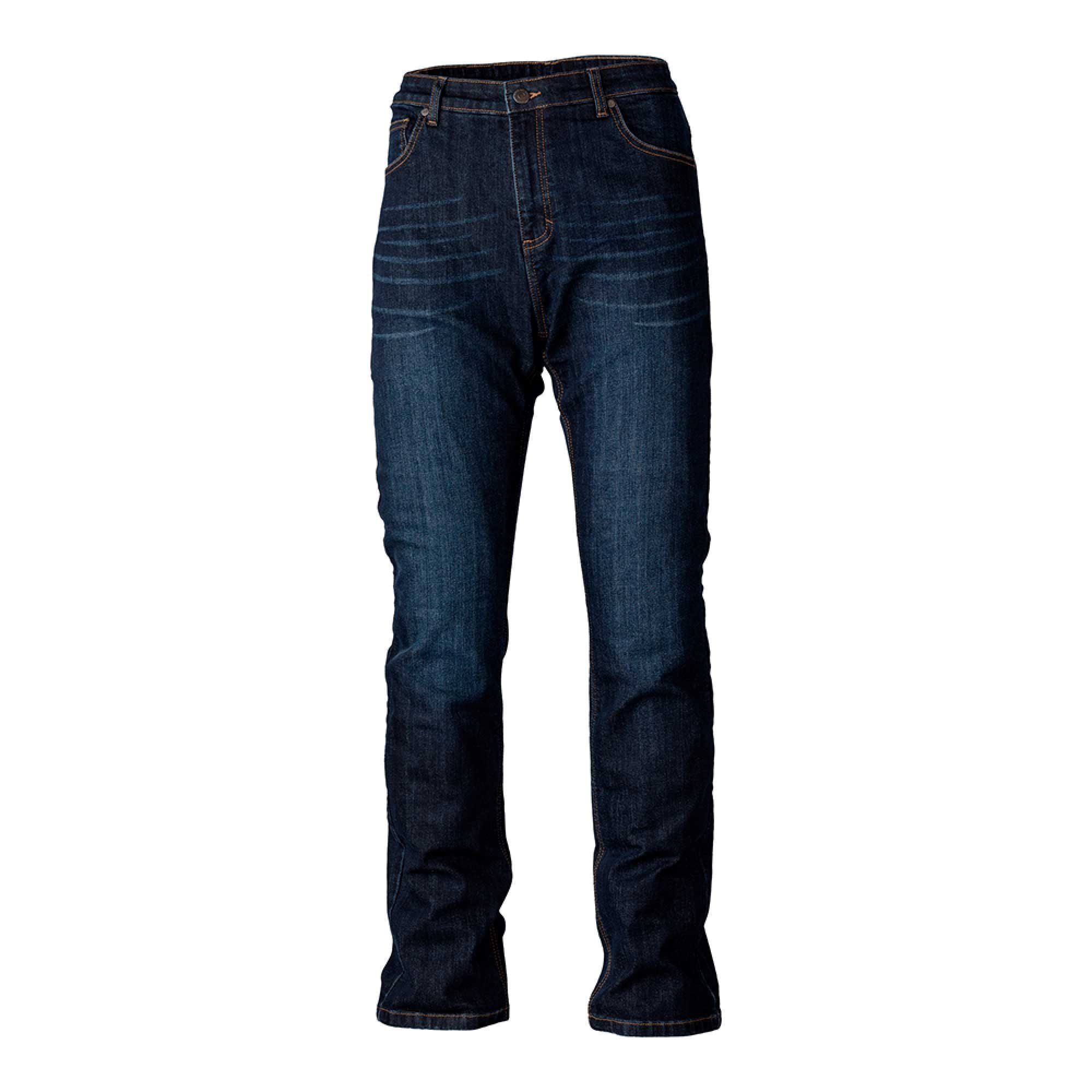 RST Motorcycle Denim Riding Jeans - Straight Leg 2 CE *Short Leg* (Dark Blue Denim)