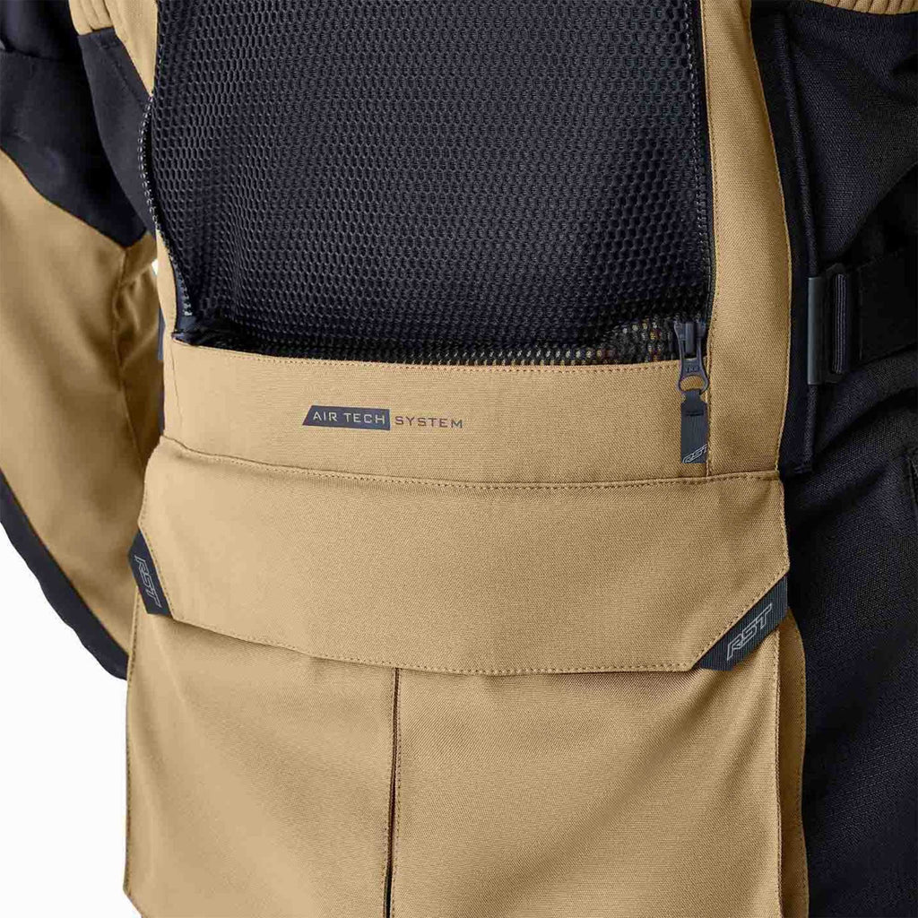 RST Motorcycle Adventure Textile Jacket - Pro Series Adventure D3O Armour (Sand / Black)