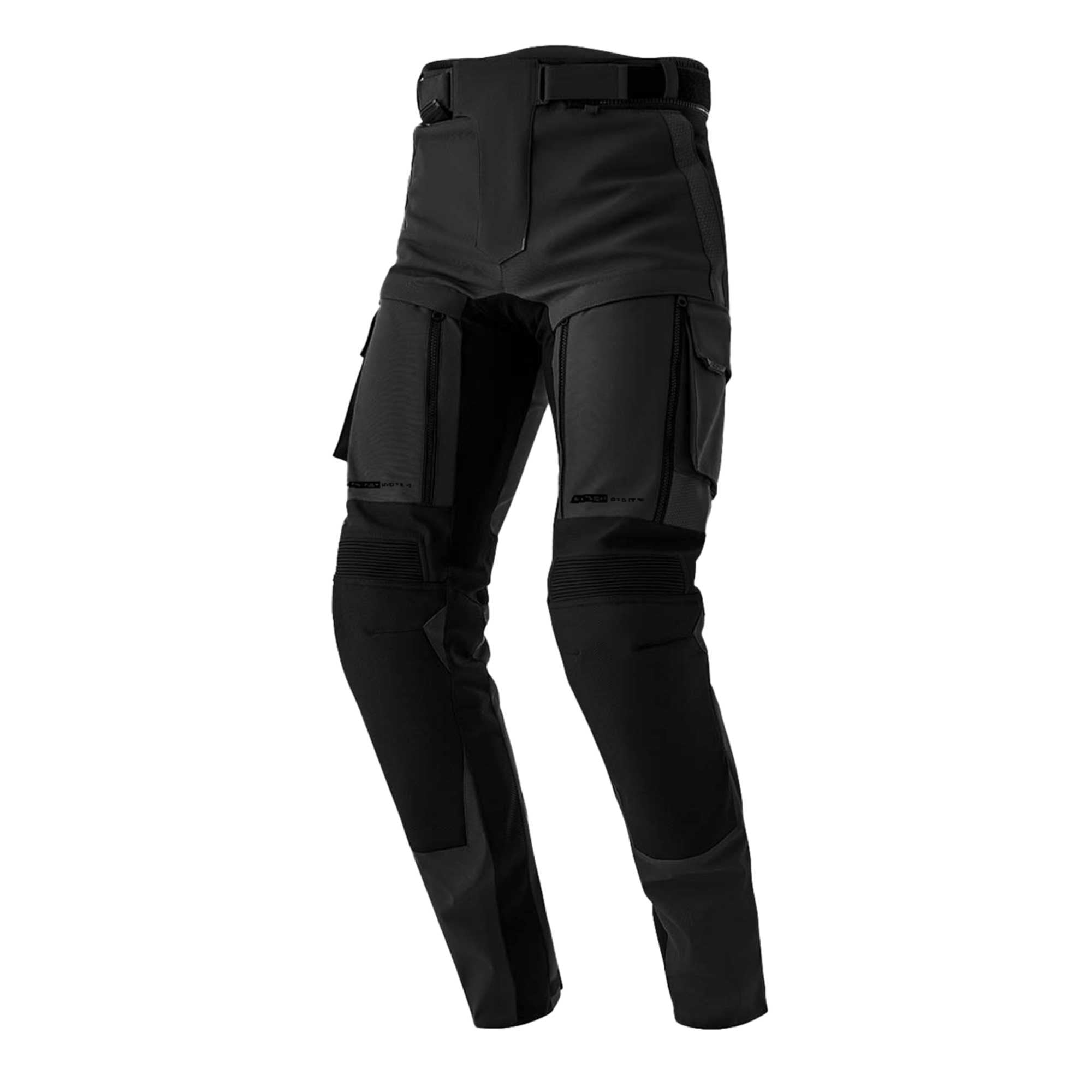 RST Motorcycle Adventure Textile Pant - Pro Series Adventure D3O Armour *Short Leg* (Black / Black)