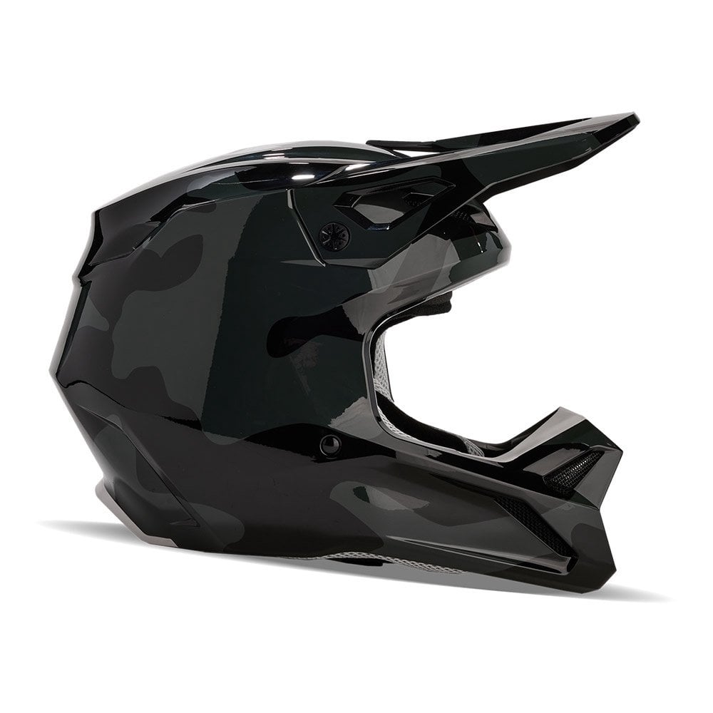 FOX Racing MX | Enduro Helmet - V1 BNKR (Black Camo)