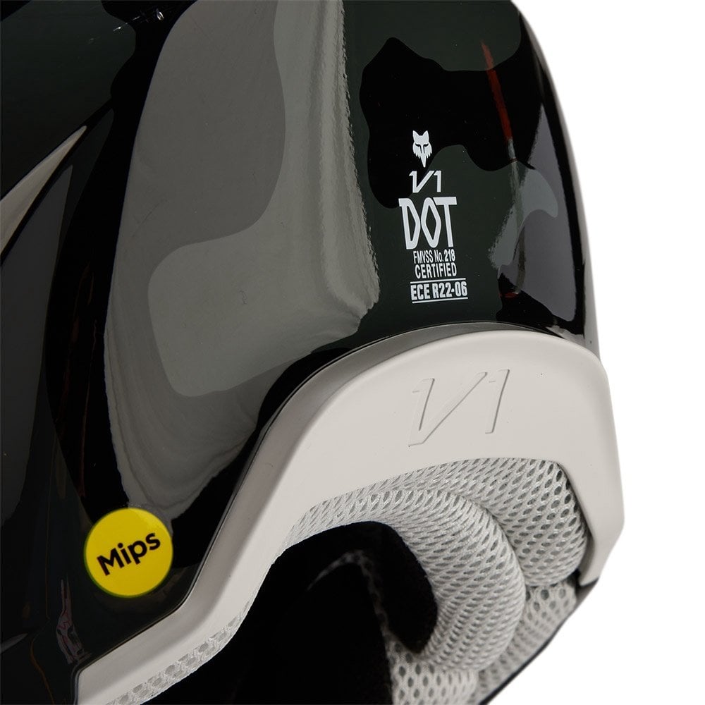 FOX Racing MX | Enduro Helmet - V1 BNKR (Black Camo)