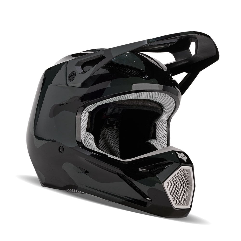 FOX Racing MX | Enduro Helmet - V1 BNKR (Black Camo)