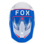 FOX Racing MX Youth Helmet - V1 COLLECT (White/Blue/Pink)