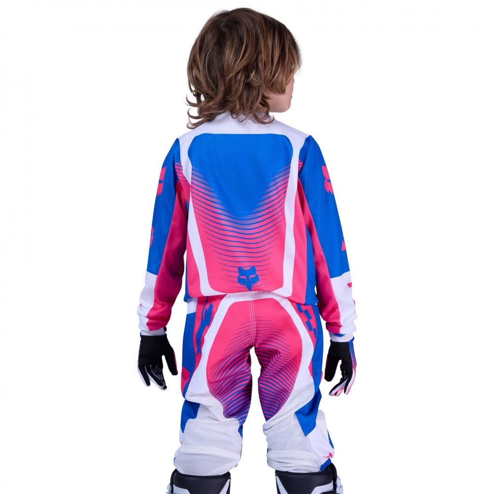 FOX Racing Youth MX Jersey - 180 COLLECT (Blue/Pink/White)