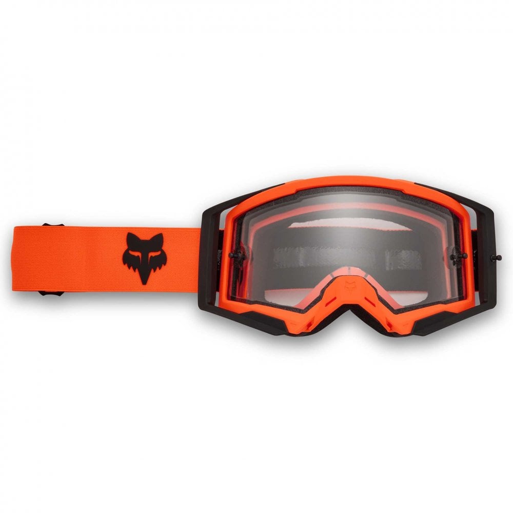 FOX Racing MX | MTB Goggles - AIRSPACE V3 Enduro (Flo Orange) Dual Clear Lens