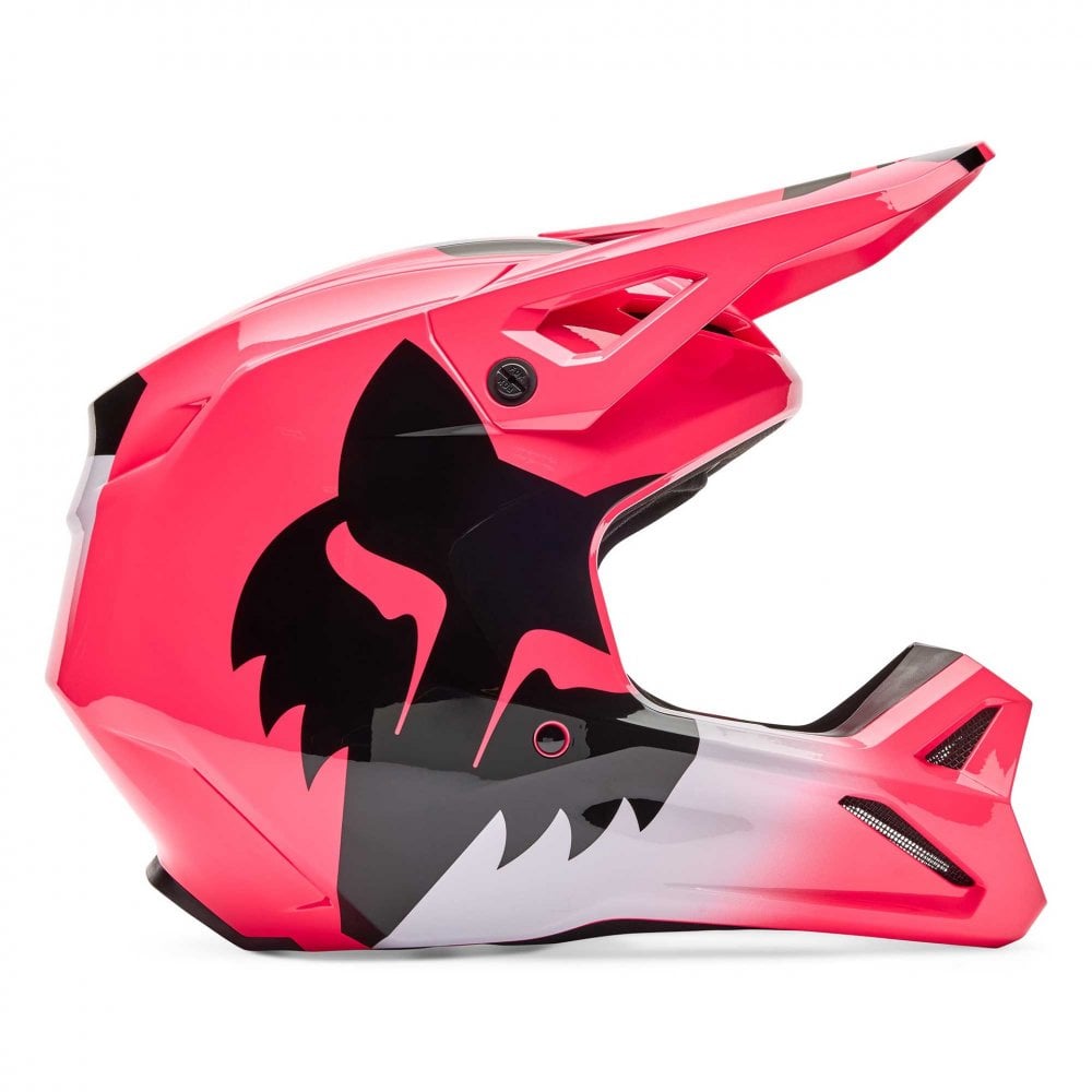 FOX Racing MX Youth Helmet - V1 SHIELD (Pink)