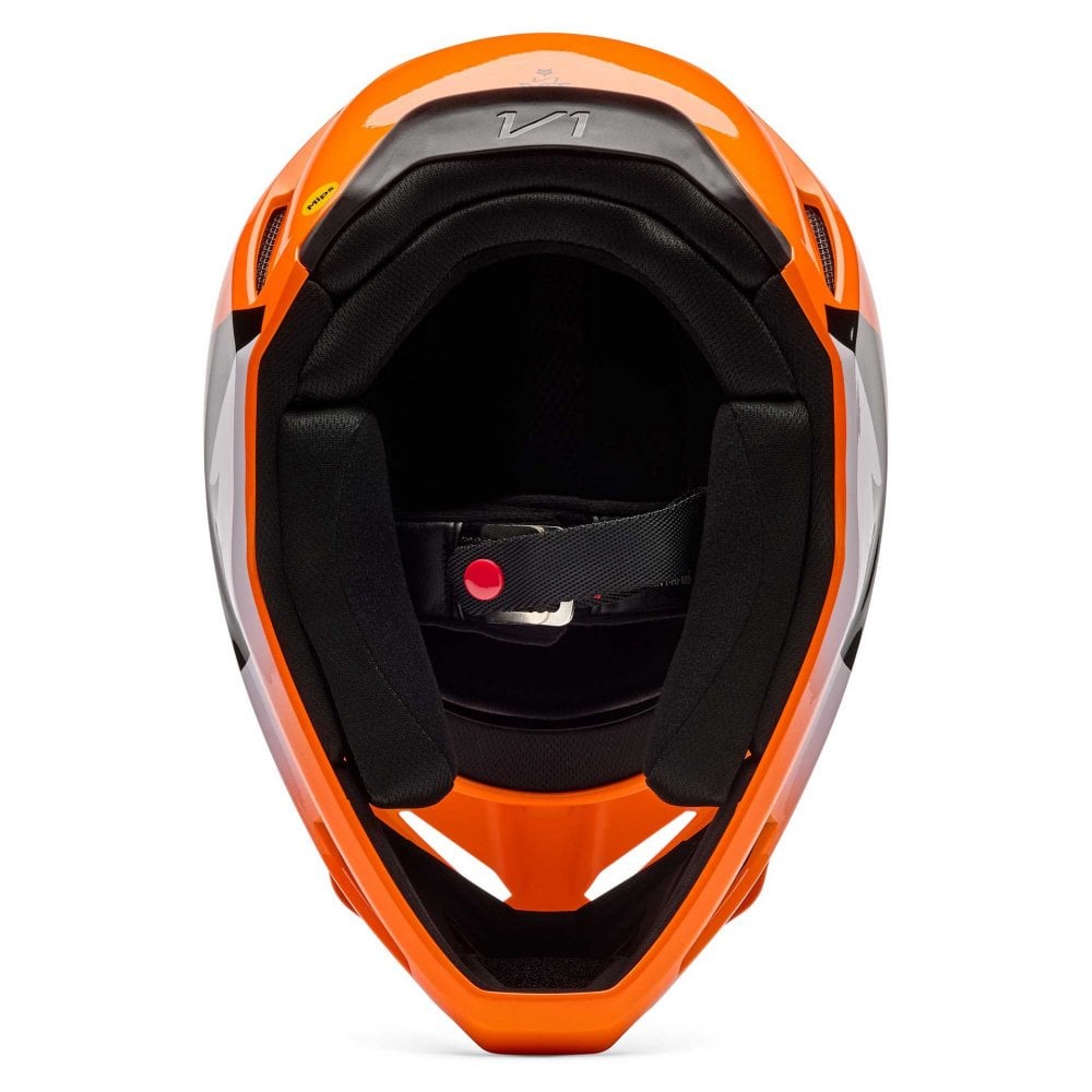 FOX Racing MX Youth Helmet - V1 SHIELD (Fluo Orange)