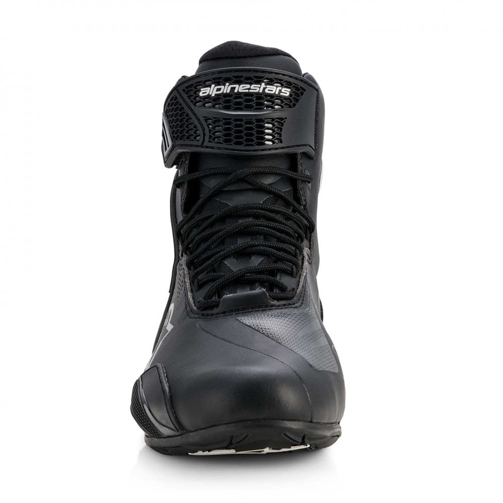 Alpinestars Women's Faster-4 DRYSTAR WP Motorcycle Riding Shoes (Black/Silver)