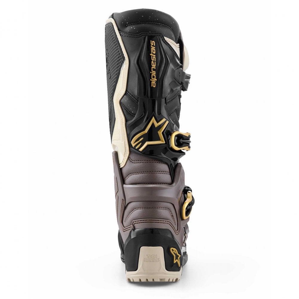Alpinestars MX Boots - Tech 7 Enduro DRYSTAR **NEW Model** (Black/Dark Grey/Gold)
