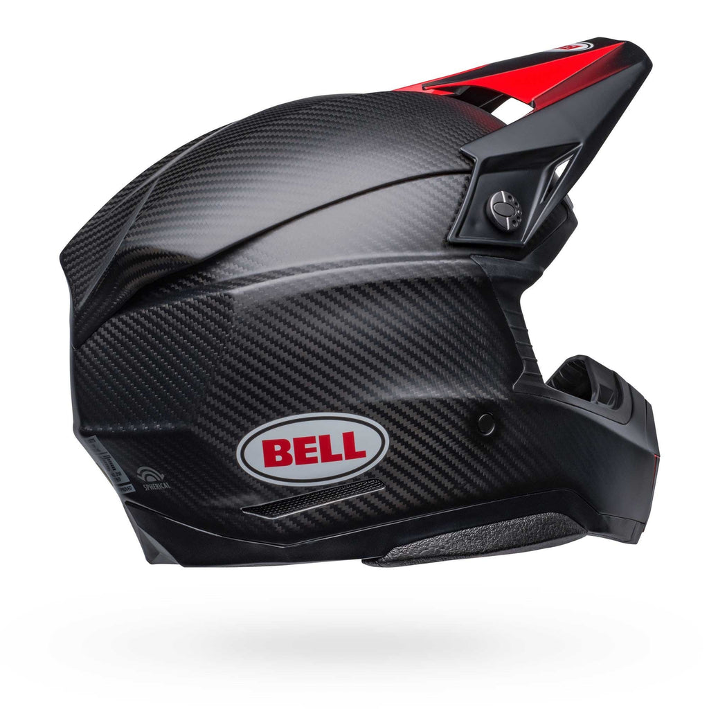 Bell Moto-10 SPHERICAL MX | Enduro Helmet (Carbon/Red)