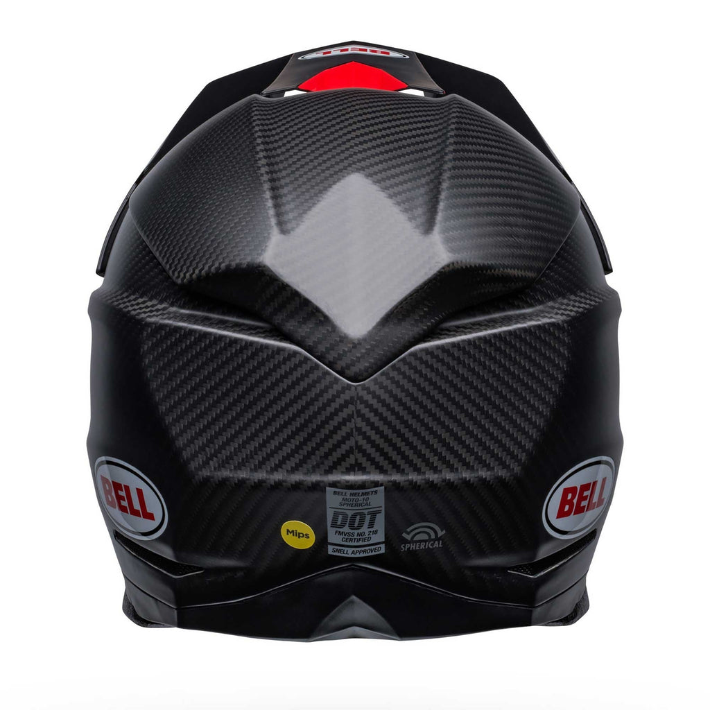 Bell Moto-10 SPHERICAL MX | Enduro Helmet (Carbon/Red)