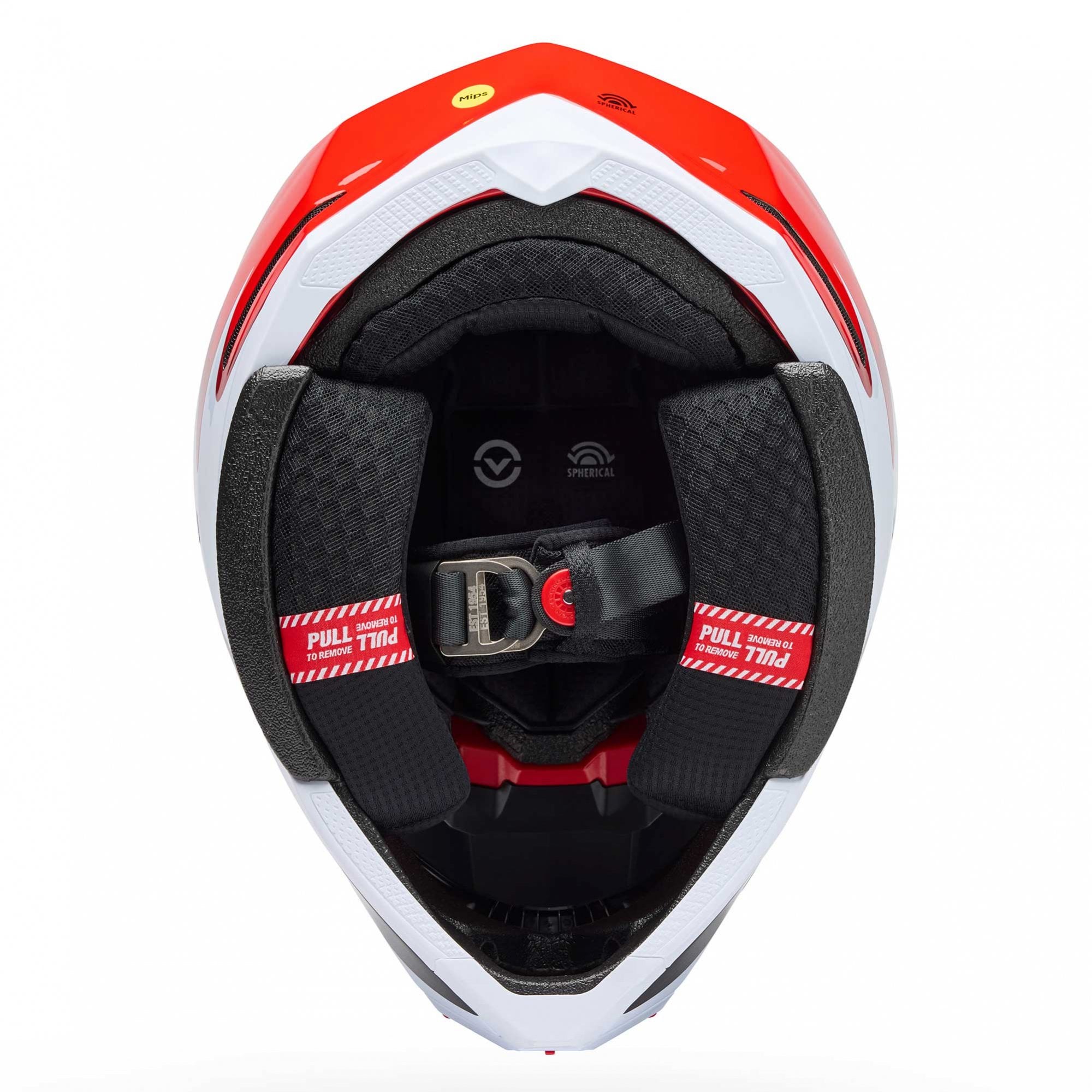 Bell Moto-10 SPHERICAL MX | Enduro Helmet FLUID (Red/White/Carbon)