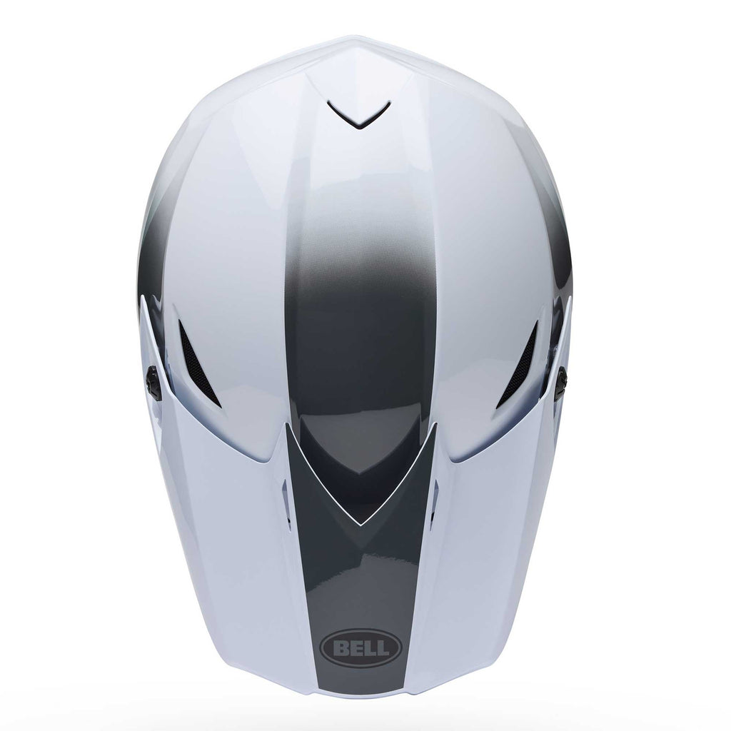 Bell MX | Enduro Helmet - MX-10 MIPS AVIATOR (White/Grey/Green/Fluo Yellow)
