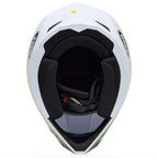 BELL MX-10 Mips AVIATOR MX | Enduro Helmet (White/Grey/Green/Fluo Yellow)
