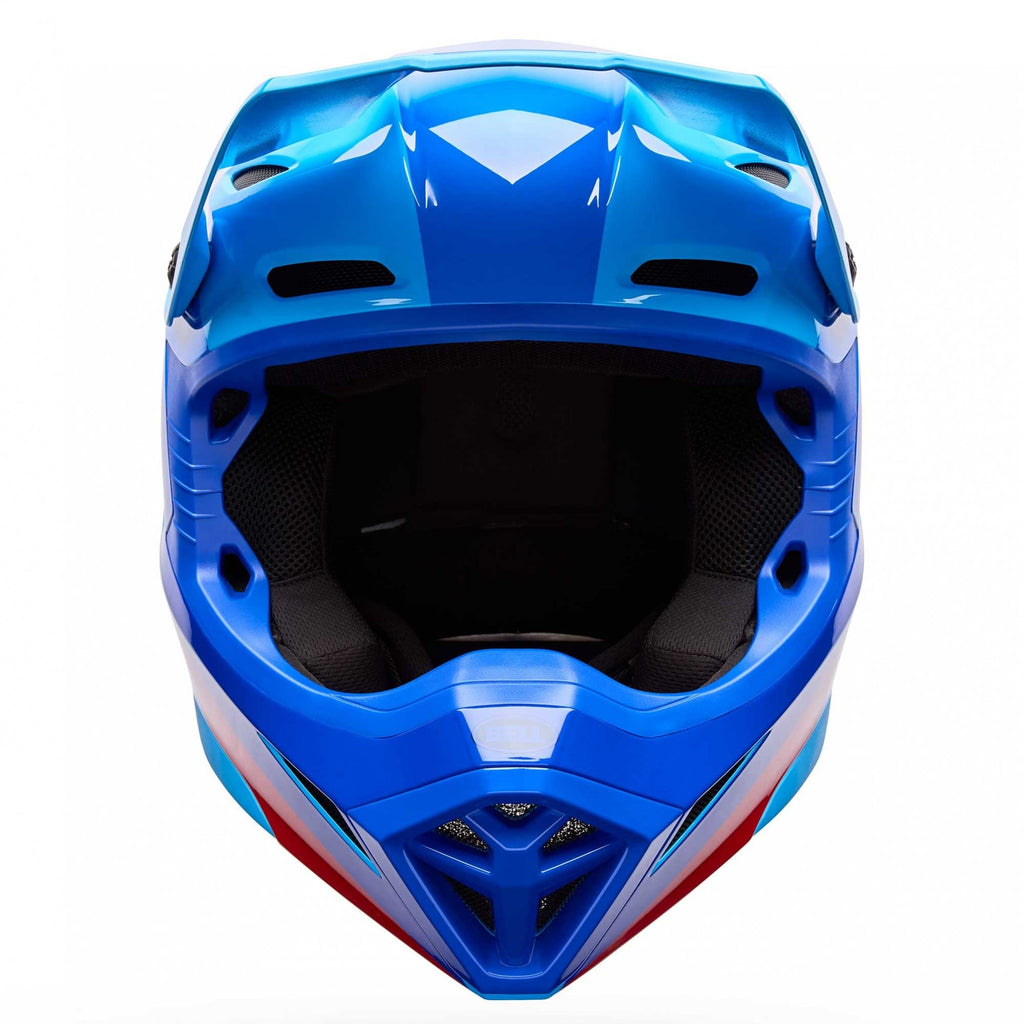 BELL MX-10 Mips AVIATOR MX | Enduro Helmet (Blue/Aqua Blue/Red)