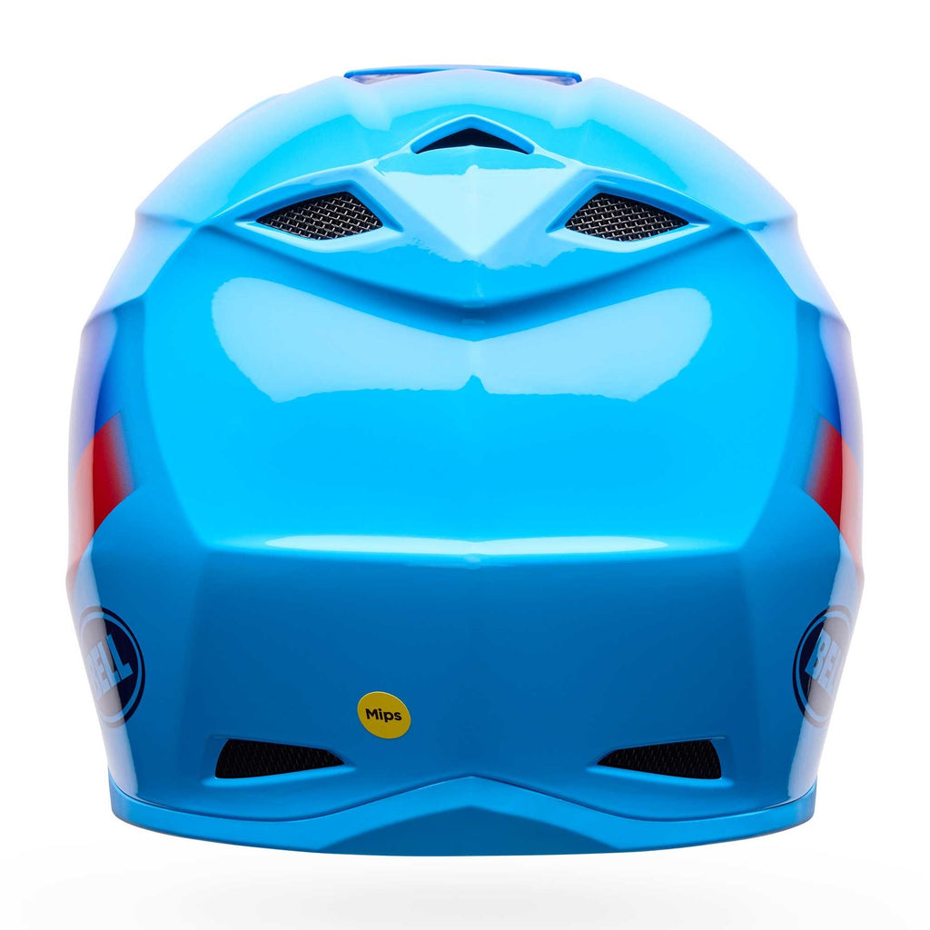 BELL MX-10 Mips AVIATOR MX | Enduro Helmet (Blue/Aqua Blue/Red)