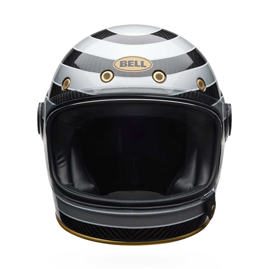 Bell Urban | Classic Motorcycle Helmet - BULLITT GT Carbon Roland Sands Designs - Temple (Black/Silver)