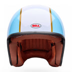 BELL Open Face Motorcycle Helmet - TX-501 RALLY (Blue/White)
