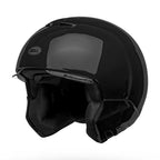 Bell Full | Open Face Motorcycle Helmet - BROOZER SOLID (Black)