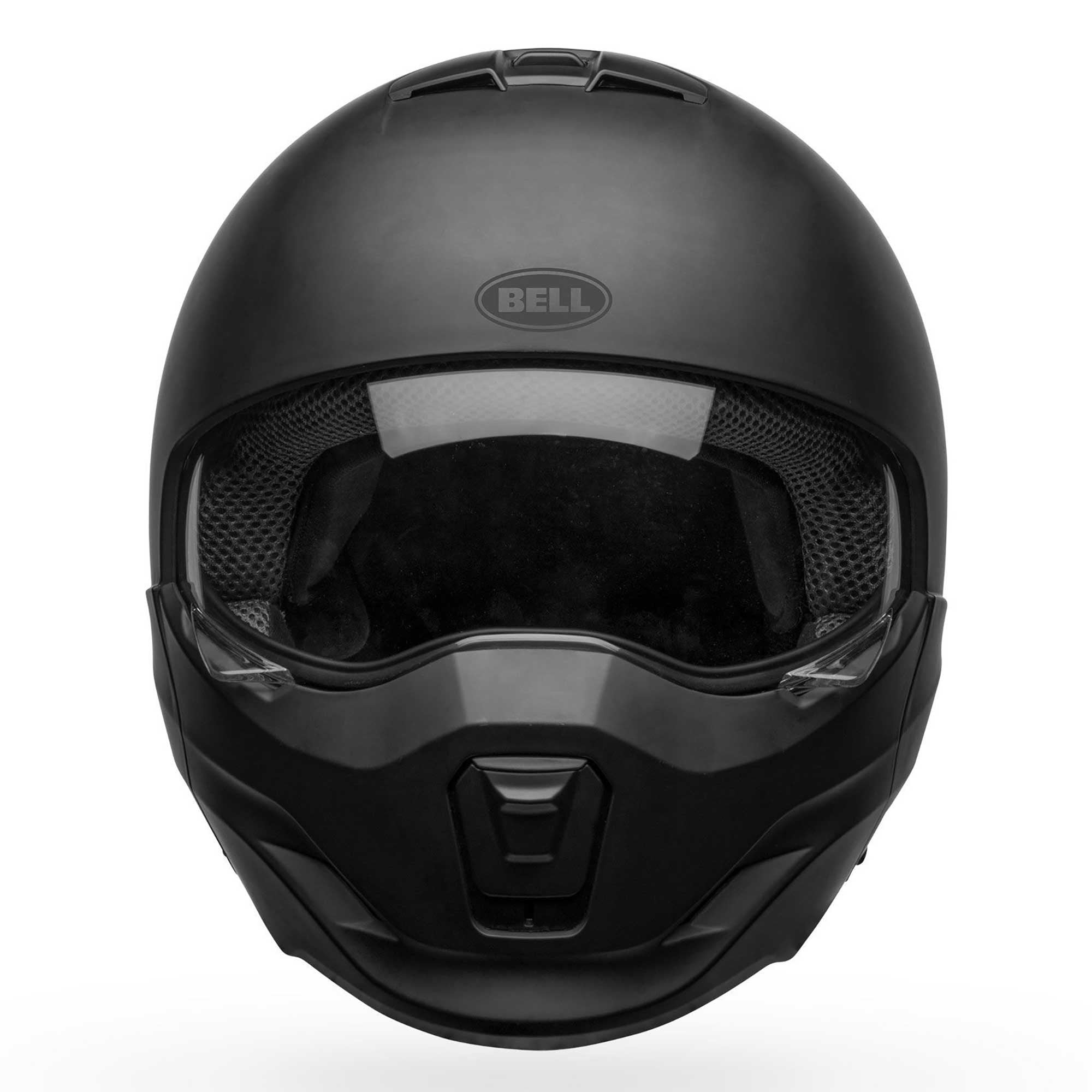 Bell Full | Open Face Motorcycle Helmet - BROOZER SOLID (Matt Black)