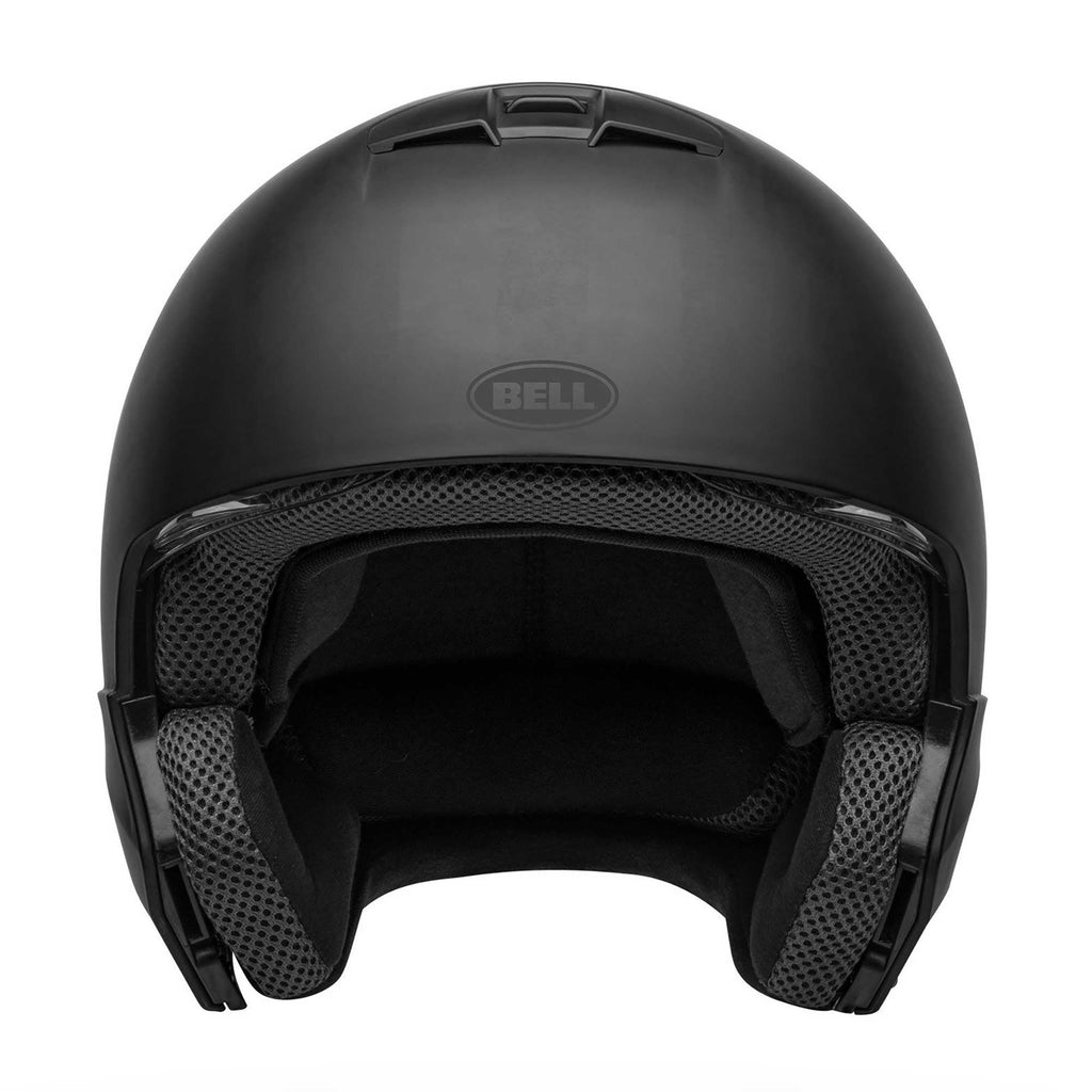 Bell Full | Open Face Motorcycle Helmet - BROOZER SOLID (Matt Black)