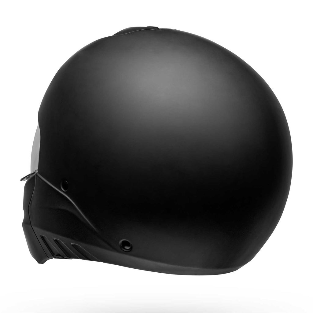 Bell Full | Open Face Motorcycle Helmet - BROOZER SOLID (Matt Black)