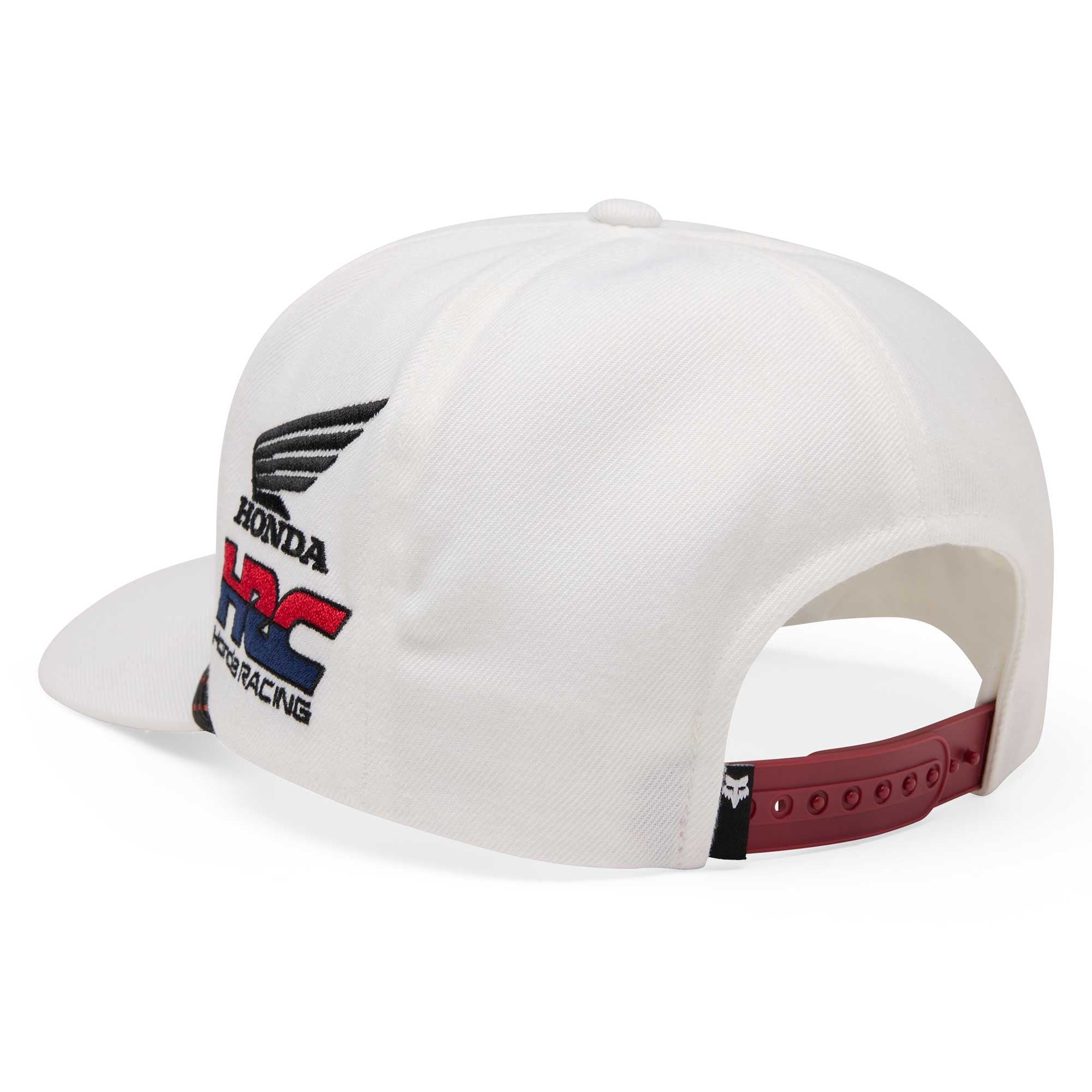 FOX Racing Mens Cap - HONDA Snapback Hat (Off White)