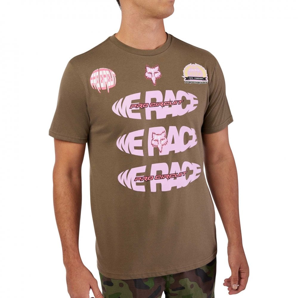 Fox (SALE) T-Shirt - PRO CIRCUIT Tee (Military Green)