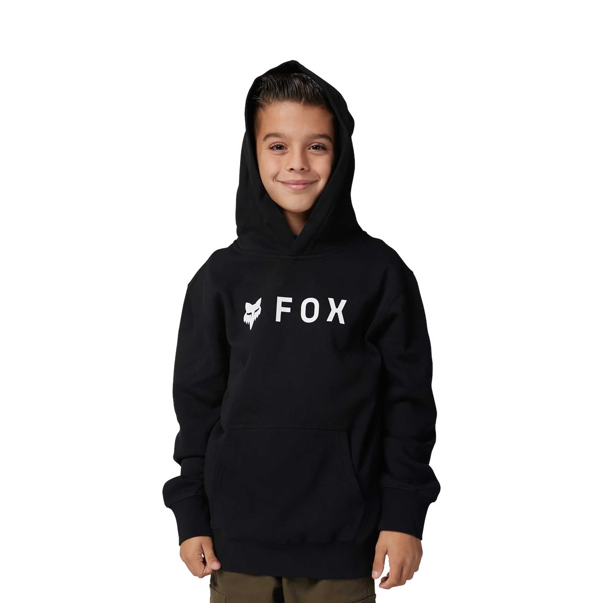 FOX Racing Youth Hoodie - ABSOLUTE Fleece Pullover (Black)