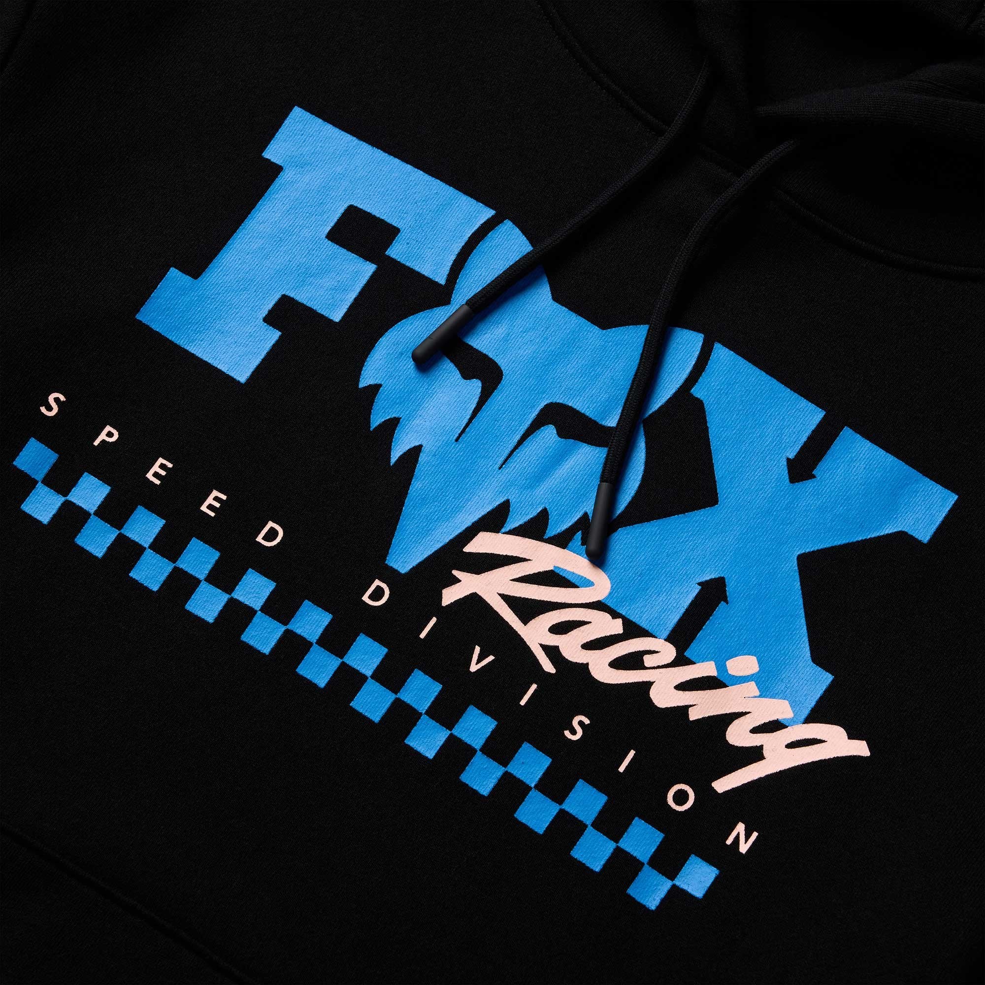 FOX Racing Women's Hoodie - CHECKER Fleece Pullover (Black)