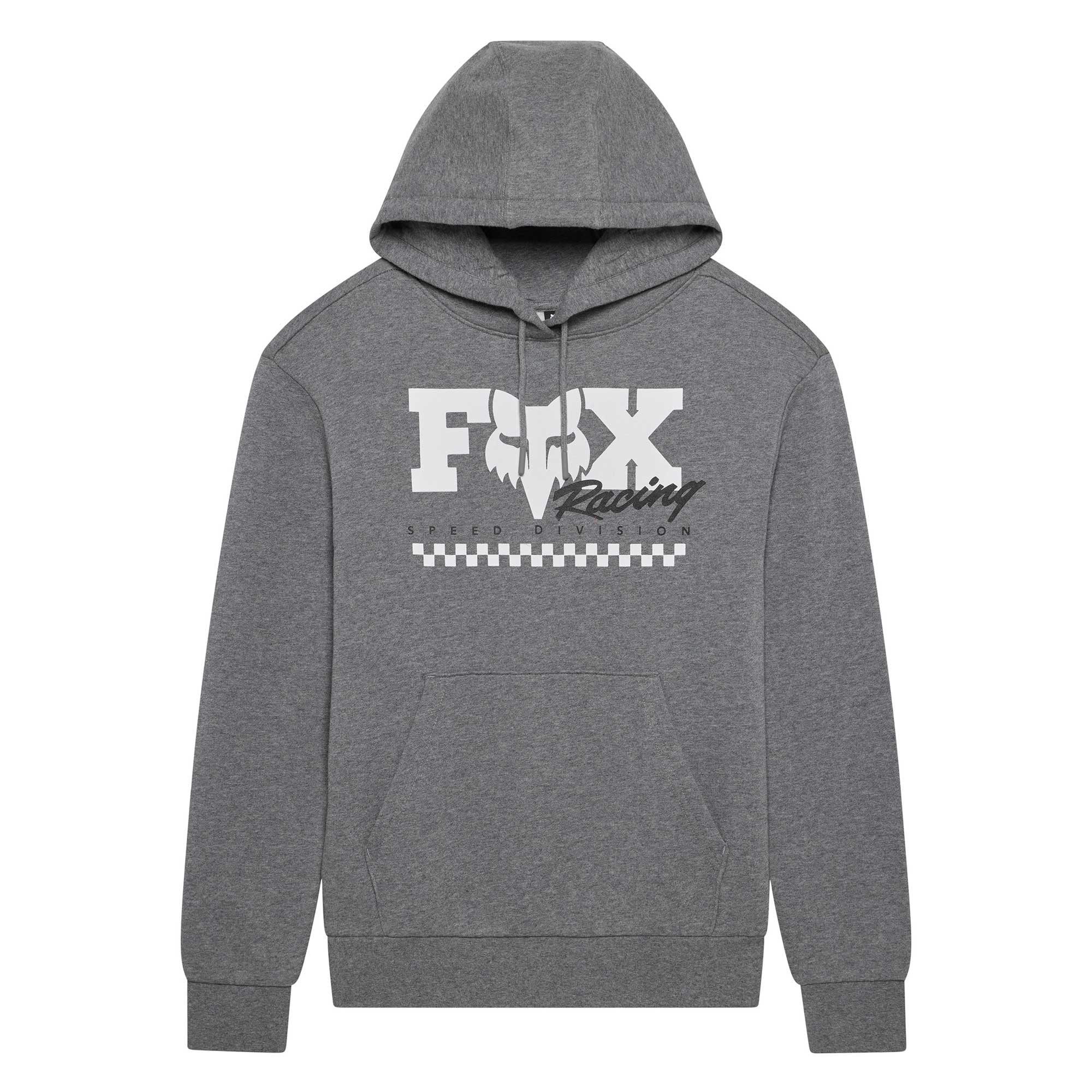 FOX Racing Women's Hoodie - CHECKER Fleece Pullover (Heather Graphite)