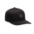 FOX Racing Mens Cap - FOX HEAD Tech Flexfit Hat (Black/Charcoal)