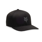 FOX Racing Mens Cap - FOX HEAD Tech Flexfit Hat (Black/Charcoal)