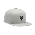 FOX Racing Mens Cap - FOX HEAD Snapback Hat (Steel Grey)