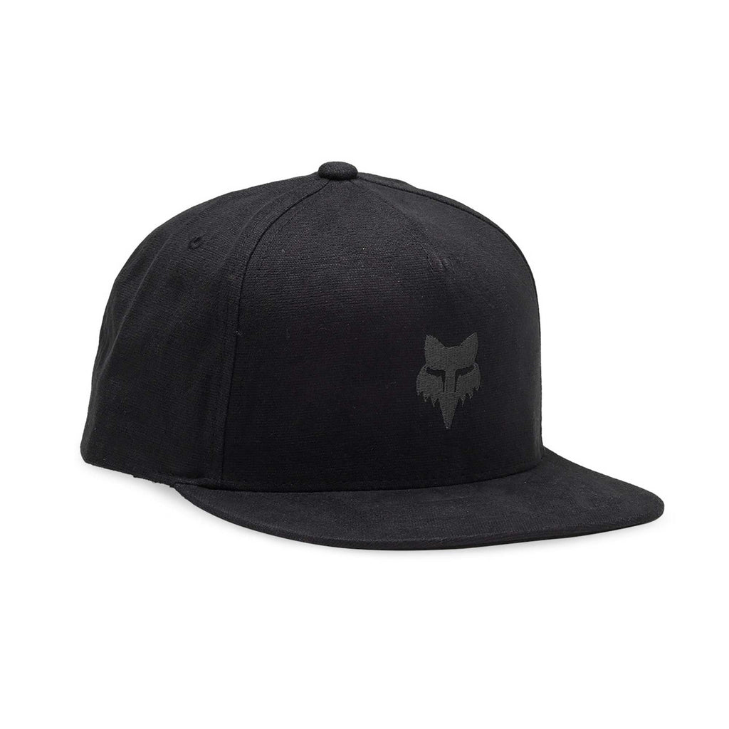 FOX Racing Mens Cap - FOX HEAD Snapback Hat (Black/Charcoal)