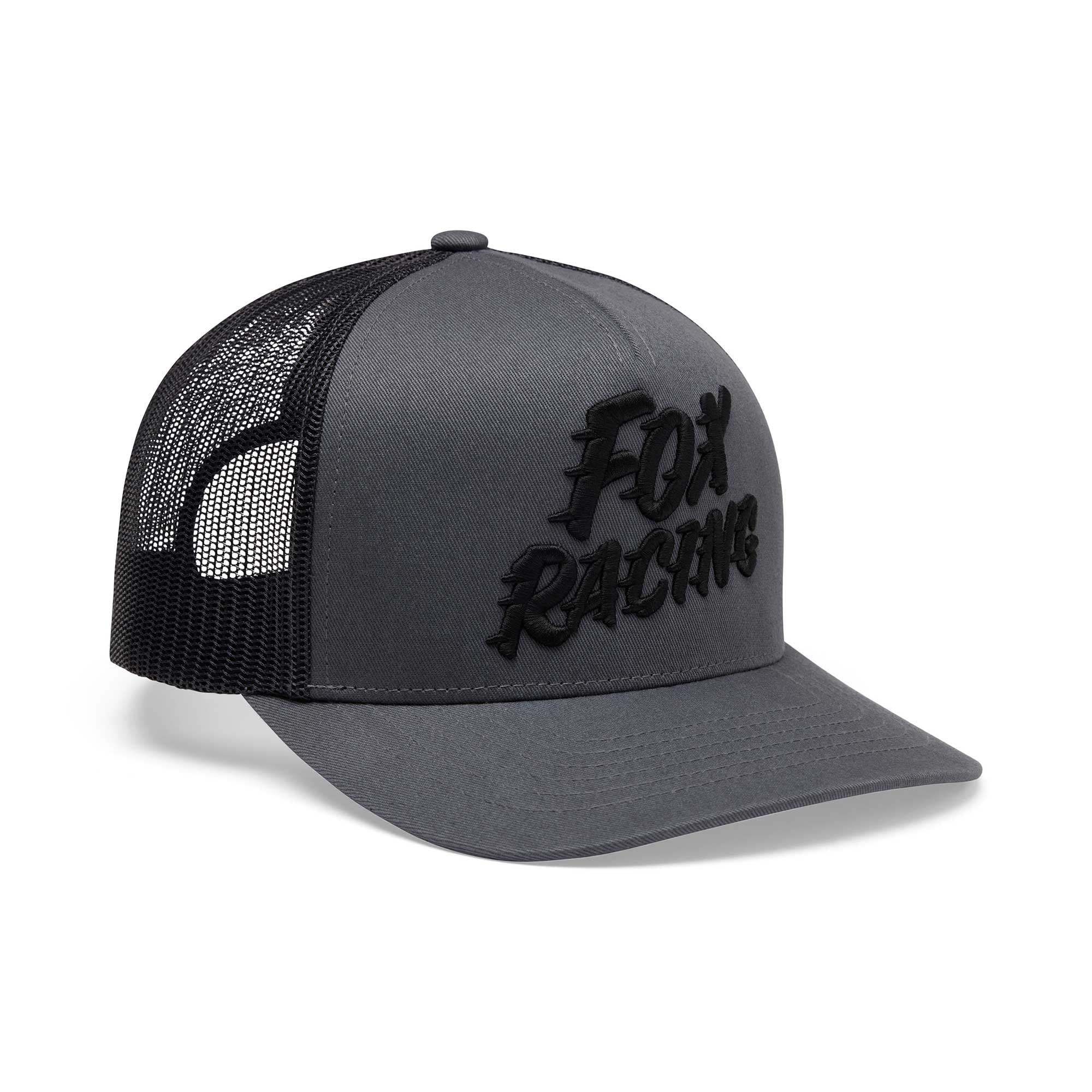 FOX Racing Mens Cap - SPEED Mesh Trucker Hat (Pewter)