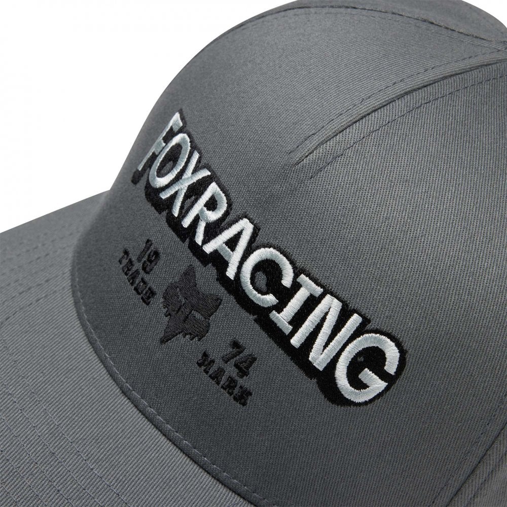 FOX Racing Mens Cap - BOLD Flexfit Hat (Pewter)