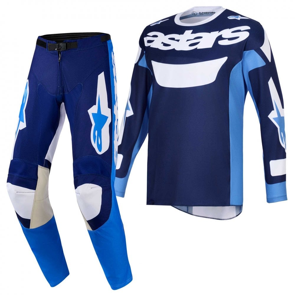Alpinestars MX Jersey & Pant Kit Deal - Racer RIWAY (UCLA Blue/White)