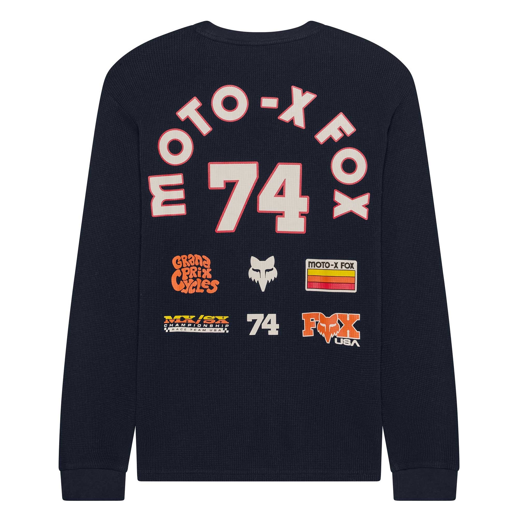 FOX Racing Mens T-Shirt - CIRCA 74 Thermal LS TEE (Midnight)